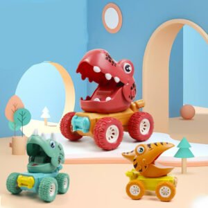 pull back dinosaur toy cars