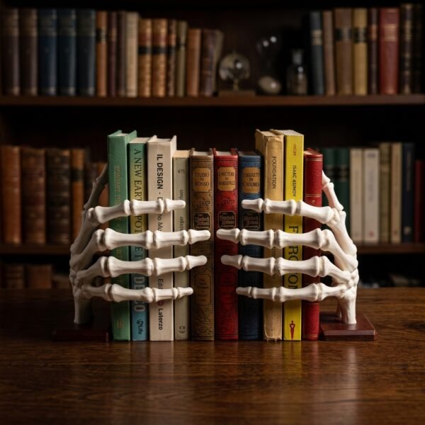 Gothic Skeleton Hand Bookend 2
