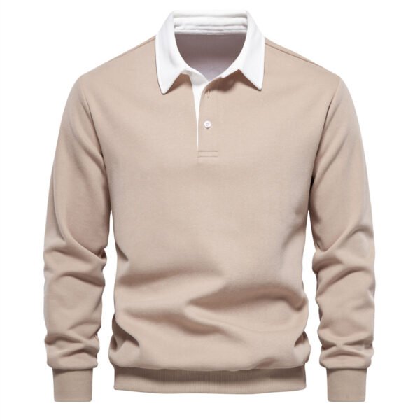 men's polo collar sweatshirt 5