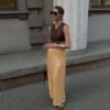 shimmering sequin bodycon maxi skirt 6