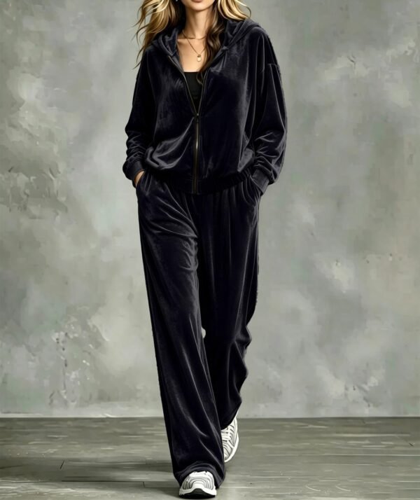 solid-color zip-up tracksuit 6