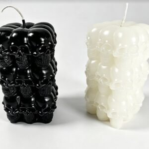 Halloween skull pyramid aromatherapy candle 1
