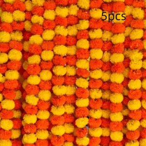Day Of The Dead Halloween Marigold Wreath Garland 1