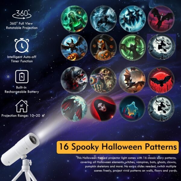 Halloween LED projector light 4