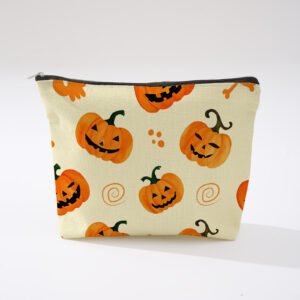 spooky chic halloween travel cosmetic bag 1