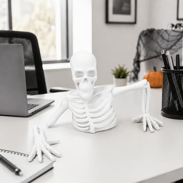 gothic skeleton planter decor 5