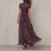 waist cinching ruffle dress 5