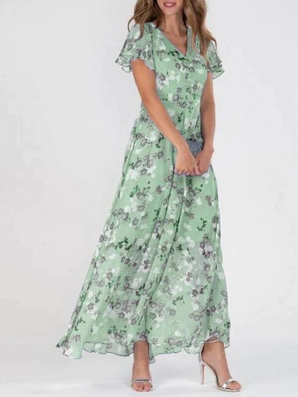 Elegant Chiffon Floral 4