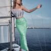 shimmering sequin bodycon maxi skirt 4