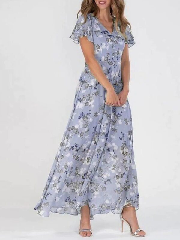Elegant Chiffon Floral 5