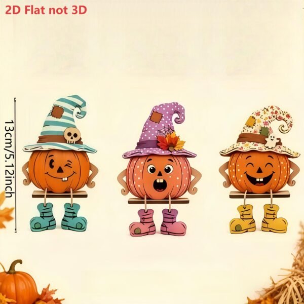 rustic wooden halloween pumpkin decor 6