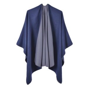 faux cashmere shawl poncho 1