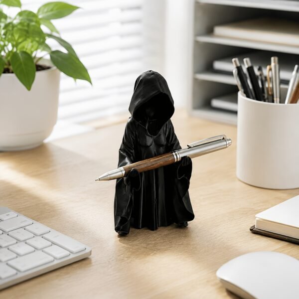 gothic hooded reaper pen holder 6