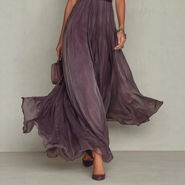 waist cinching ruffle dress 3