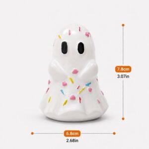 Halloween ghost pumpkin resin decor 1