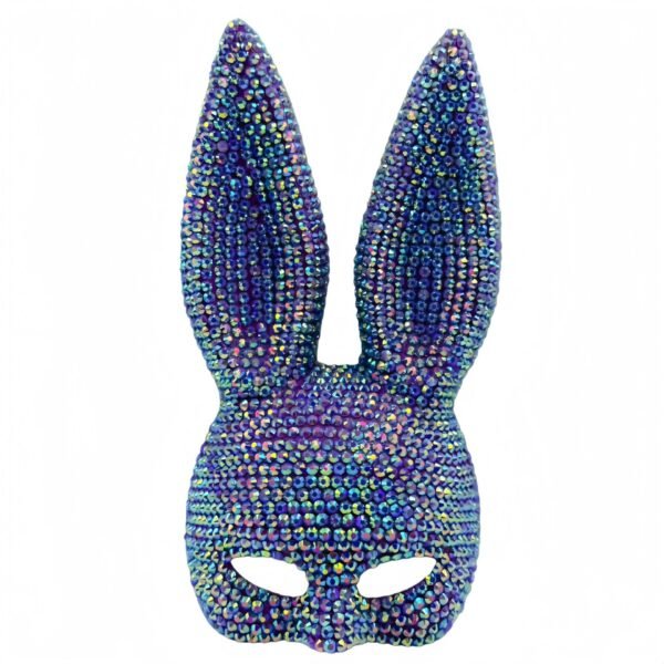 Rhinestone Bunny Masquerade Mask 5