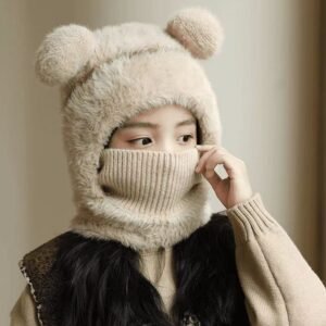 cozy winter earflap hat scarf set 1