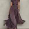waist cinching ruffle dress 1