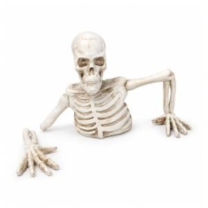 gothic skeleton planter decor 1