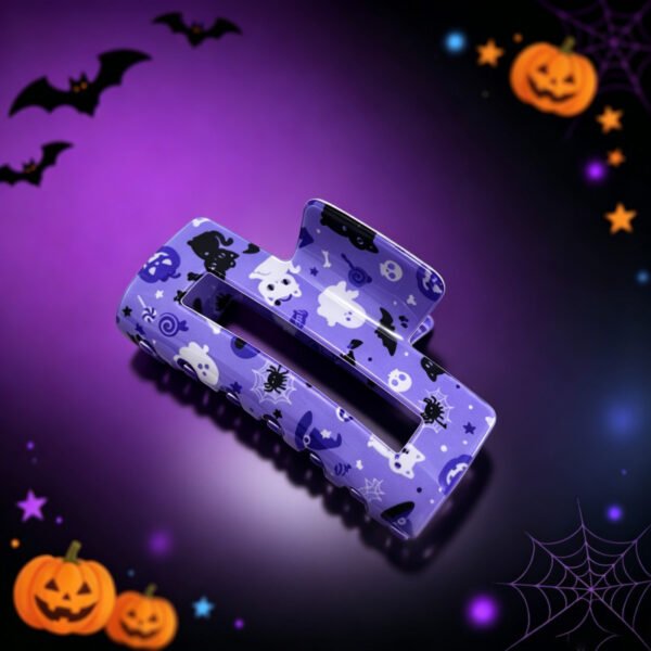 Halloween square hair clip 4