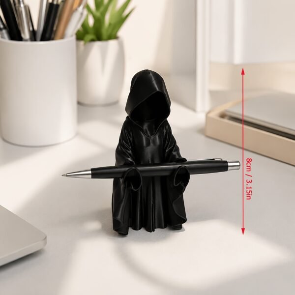 gothic hooded reaper pen holder 4