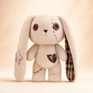 Halloween Patch Rabbit Doll 1