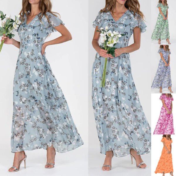 Elegant Chiffon Floral 3
